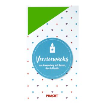 Verzierwachsplatten gelbgrün 200x100x0,5 mm 2 Stück