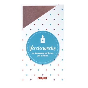 Verzierwachsplatten metallic rosegold 200x100x0,5 mm 2 Stück