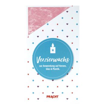 ZERA Wachsplatten Struktur Perlmutt rosa 200x100x0,5 mm 1 Stück