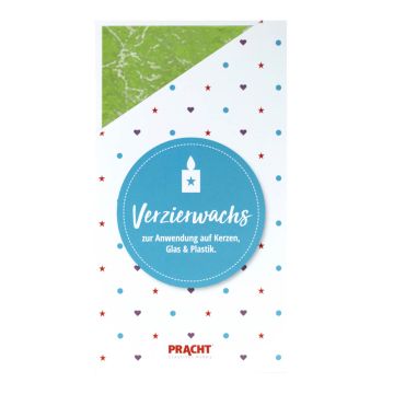 ZERA Wachsplatten Struktur Perlmutt h grün 200x100x0,5 mm 1 Stück