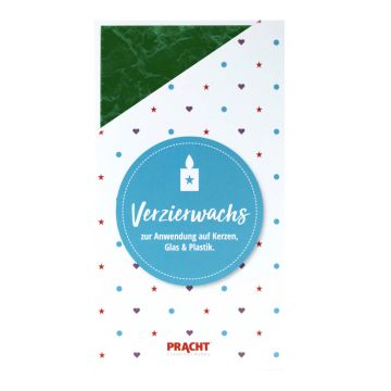 ZERA Wachsplatten Struktur Perlmutt grün 200x100x0,5 mm 1 Stück