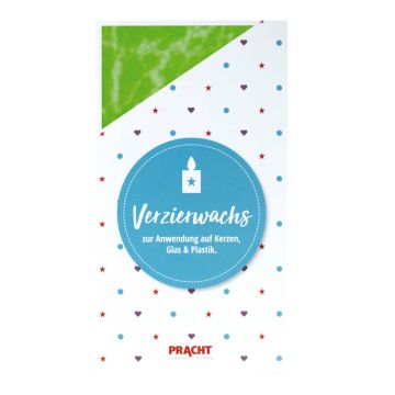 ZERA Wachsplatten marmor-gelbgrün 200x100x0,5 mm 1 Stück