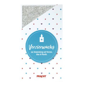 ZERA Wachsplatten marmor-silberfarben, 200x100x0,5 mm 1 Stück