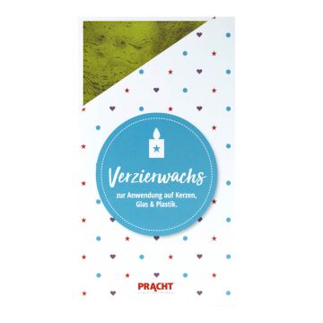 ZERA Wachsplatten marmor moosgrün 200x100x0,5 mm 1 Stück