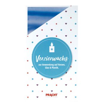 ZERA Wachsplatten gestreift blau 200x100x0,5 mm 7007-045 4016490604846  