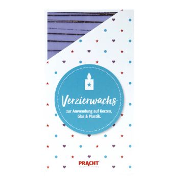 ZERA Wachsplatten gestreift goldfarben,-zartflieder 200x100x0,5 mm 1 ST - Pracht Creatives Hobby