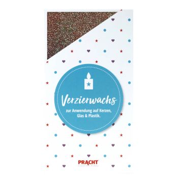 ZERA Wachsplatten lila flitter 200x100x0,5 mm 7010-225 4016490740278  