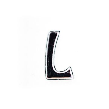 Wachsbuchstaben L silberfarben, 8 mm 3 ST - Pracht Creatives Hobby