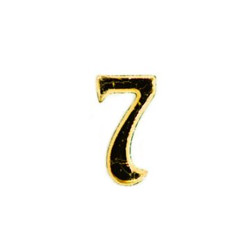Wachszahlen 7 goldfb. 8 mm 7013-07935 4016490617815  