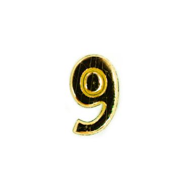 Wachszahlen 9 goldfb. 8 mm 7013-09935 4016490617853  