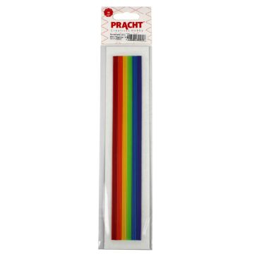Rundstreifen regenbogen 2 mm 20 cm 18 Stück