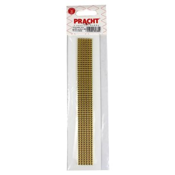 Perlstreifen goldfarben, 4 mm 20 cm 6 Stück