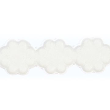 Blütenborte weiß 24 cm 7020-015 4016490607694  