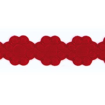 Blütenborte karminrot 24 cm 7020-105 4016490607700  