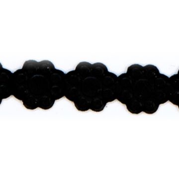 Blütenborte schwarz 24 cm 7020-455 4016490607762  