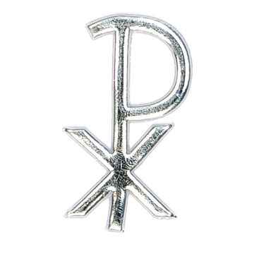 PX klein aus Zera silberfarben, 40x22 mm 1 Stück