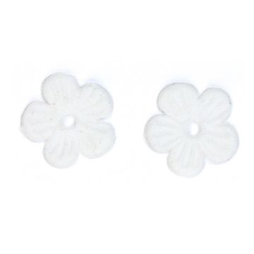 Blüten groß weiß 1,2 cm 6 Stück