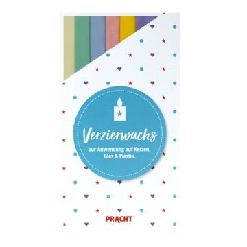 Verzierwachsplatten mix pastell 200x50x0,5 mm 7050-515 4016490060871  