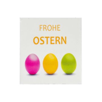 Wachsbild Frohe Ostern 6x6,5 cm 7063-06505 4016490609605  