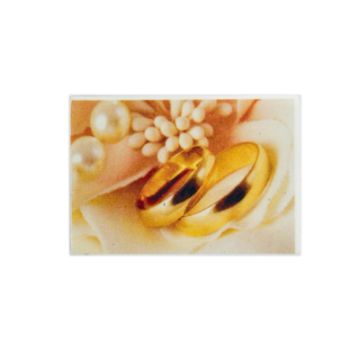 Wachsbild Ringe 6,5x4,5 cm 7068-06505 4016490747925  