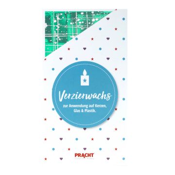Verzierwachsplatten grün weiß 200x100x0,5 mm 7070-20195 4016490736264  