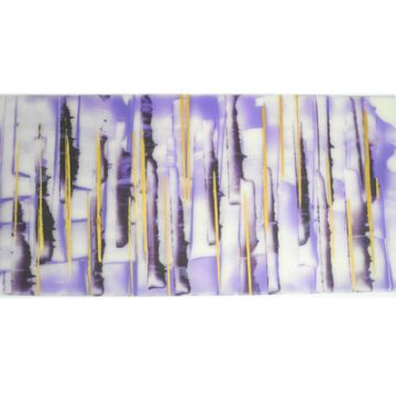 Verzierwachsplatten violet-ton gold 200x100x0,5 mm 1 Stück