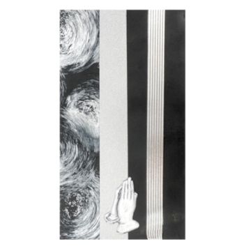 Verzierwachsplatten schwarz-grau silber 200x100x0,5 mm 1 Set