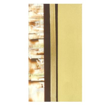 Verzierwachsplatten braun-ton gold 200x100x0,5 mm 1 Set