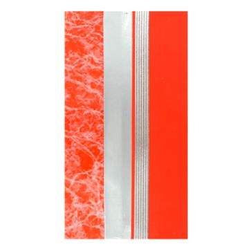 Verzierwachsplatten rot-ton silber 200x100x0,5 mm 7074-20235 4016490829966  