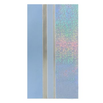 Verzierwachsplatten hellblau silber 200x100x0,5 mm 1 Set