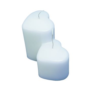 Stumpen mit 2 Dochten Doppelherz weiß 145/165/85 mm 1St 7151-311 4006899322649  
