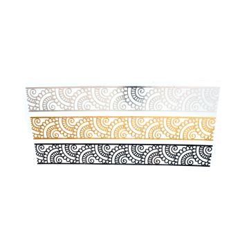 Shiny Tattoos goldfarben silberfb.schwarz 16x8 cm