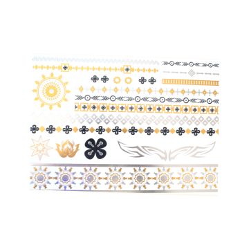 Shiny Tattoos goldfb. silberfb.schwarz 20x15 cm 5SB 7911-03081 4016490788621  