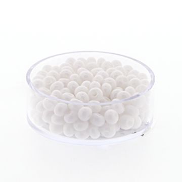 Rocailles weiß satt 4,5 mm