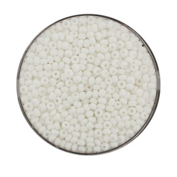 Rocailles weiß satt 2,3 mm