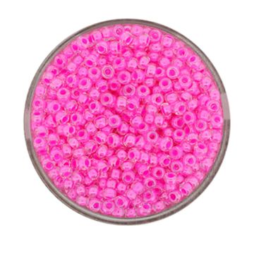 Rocailles rosa farbeinzug 2,6 mm