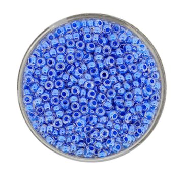 Rocailles blau farbeinzug 2,6 mm