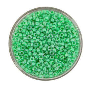 Rocailles grün farbeinzug 2,6 mm