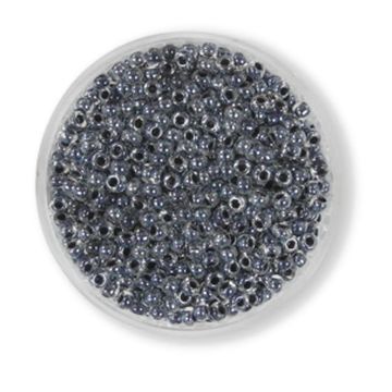 Rocailles grau farbeinzug 2,6 mm