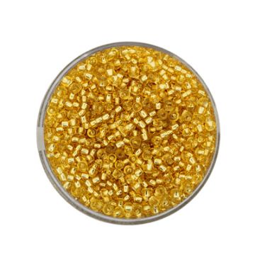 Rocailles goldfb. Silbereinzug 2 mm 9244-114 4016490061960  