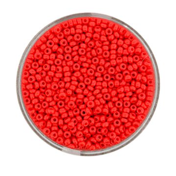 Rocailles corall satt 2 mm