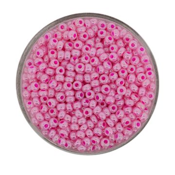 Rocailles wachs-rosa 2,6 mm