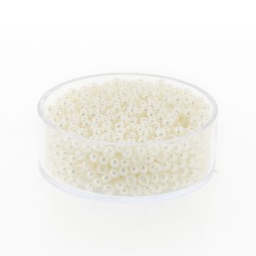 Rocailles wachs-weiß 2,6 mm