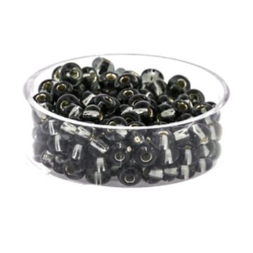 Rocailles grau silbereinzug 4,5 mm