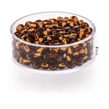 Rocailles topas silbereinzug 4,5 mm