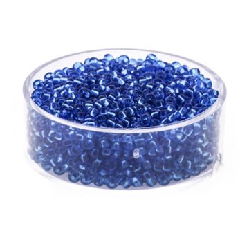 Rocailles türkis transparent 2,6 mm