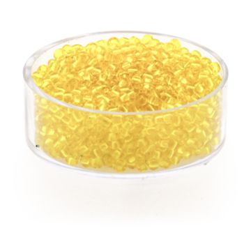 Rocailles zitronengelb transparent 2,6 mm