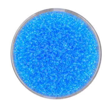 Rocailles Mini aqua transparent 1 mm Mini