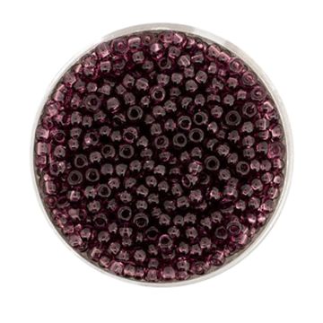 Rocailles lila transparent 2,6 mm