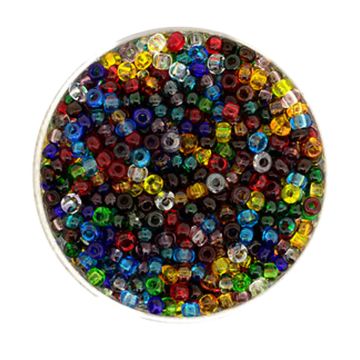 Rocailles Mix transparent 2,6 mm
